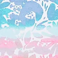 Petite Embellished Watercolor Stripe Print Top