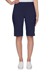 Women's Pull On Tech Bermuda Shorts