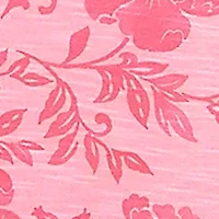 Women's Floral Ombré Border Sublimation Knit Top