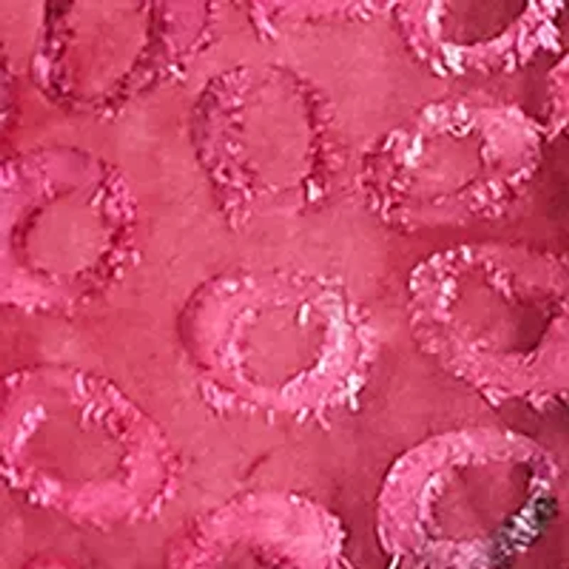 Petite Scoop Neck With Criss Cross Tie Dye Spots Jacquard Knit Sharkbite Top