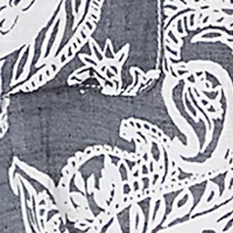 Petite Paisley Silky Slub Top