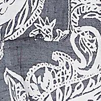 Petite Paisley Silky Slub Top