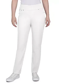 Petite Soft Hand Twill Bi Stretch Pull On Pants