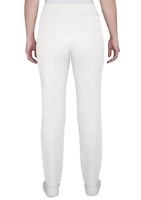 Petite Soft Hand Twill Bi Stretch Pull On Pants