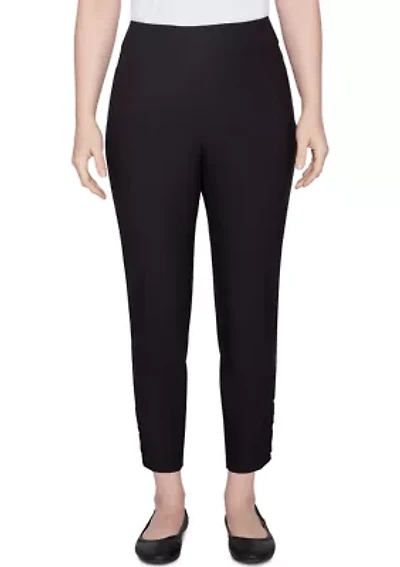 Petite Pull-On Tech Ankle Pants
