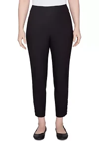 Petite Pull-On Tech Ankle Pants