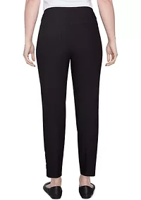 Petite Pull-On Tech Ankle Pants