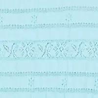 Petite Decorative Smocked Knit Top