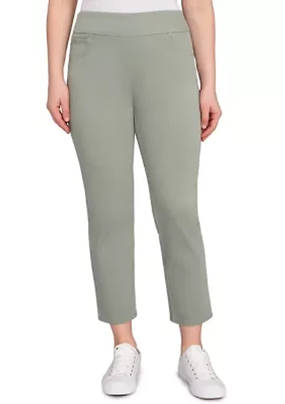 Petite Soft Denim Faux Pocket Jeans