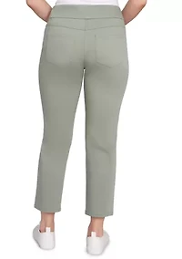 Petite Soft Denim Faux Pocket Jeans