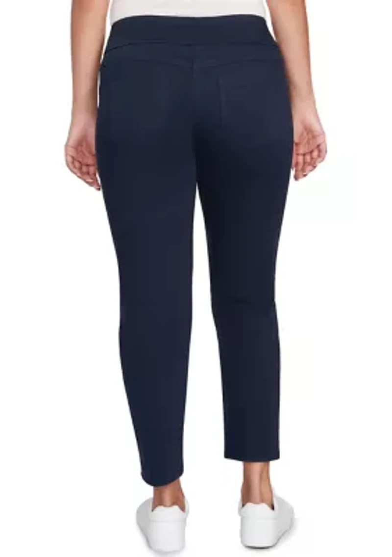 Petite Soft Denim Faux Pocket Jeans