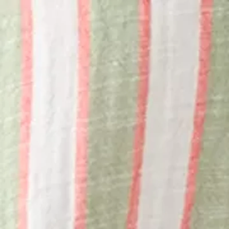Petite Yarn-Dyed Short Sleeve Collared Shirt with Tie Front