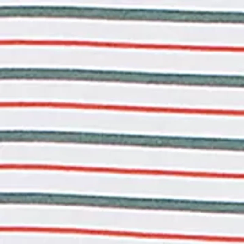 Petite Paisley Stripe Elbow Sleeve Top