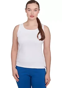 Petite Cotton Rib Knit Tank