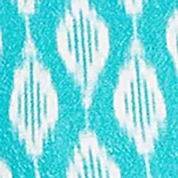 Petite Balinese Ikat Tie Front T-Shirt