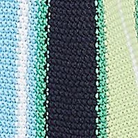 Women's Open Front Chunky Knit Striped Cardigan