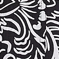 Petite Abstract Botanical Luxe Voile Jacket