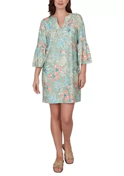 Women's Oceania Floral UPF Knit Dress
