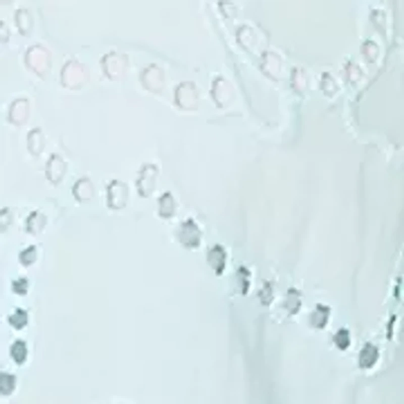 Women's Floral Eyelet Peplum Jacket