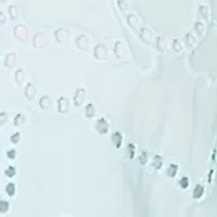 Women's Floral Eyelet Peplum Jacket