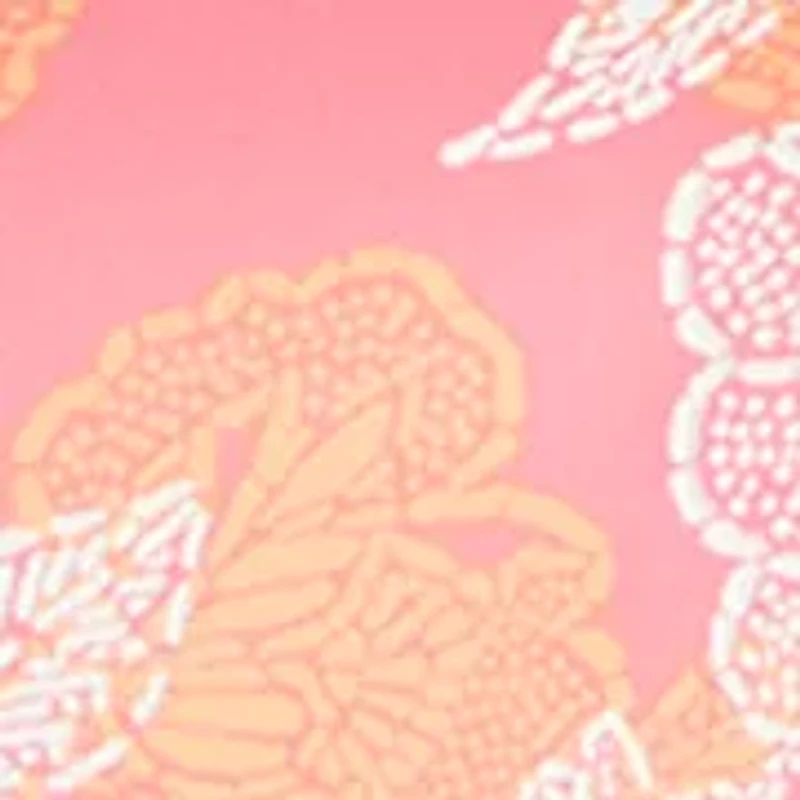 Petite Floral Puff Print Ruffle Knit Top