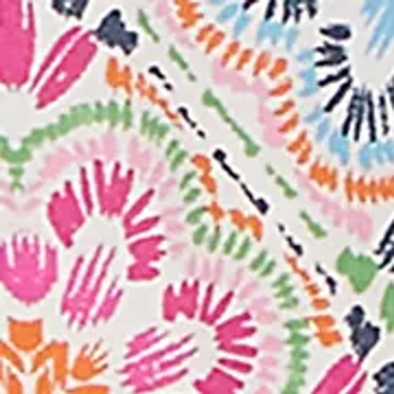 Women's Medallion Print Lace Detail Knit Top