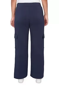 Women's Luxe Knit Cargo Ankle Pants