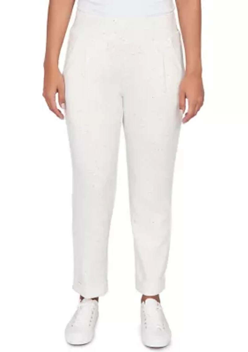 Women's Ultra Soft Knit Cuffed Ankle Pants