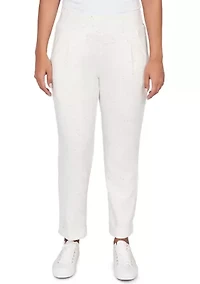 Women's Ultra Soft Knit Cuffed Ankle Pants
