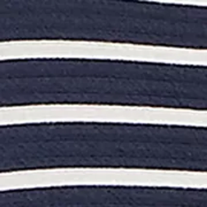 Women's 3/4 Sleeve Striped Popover Pocket Top