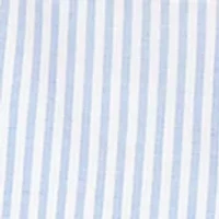 Women's Coastal Stripe Lace-Hem Henley Top