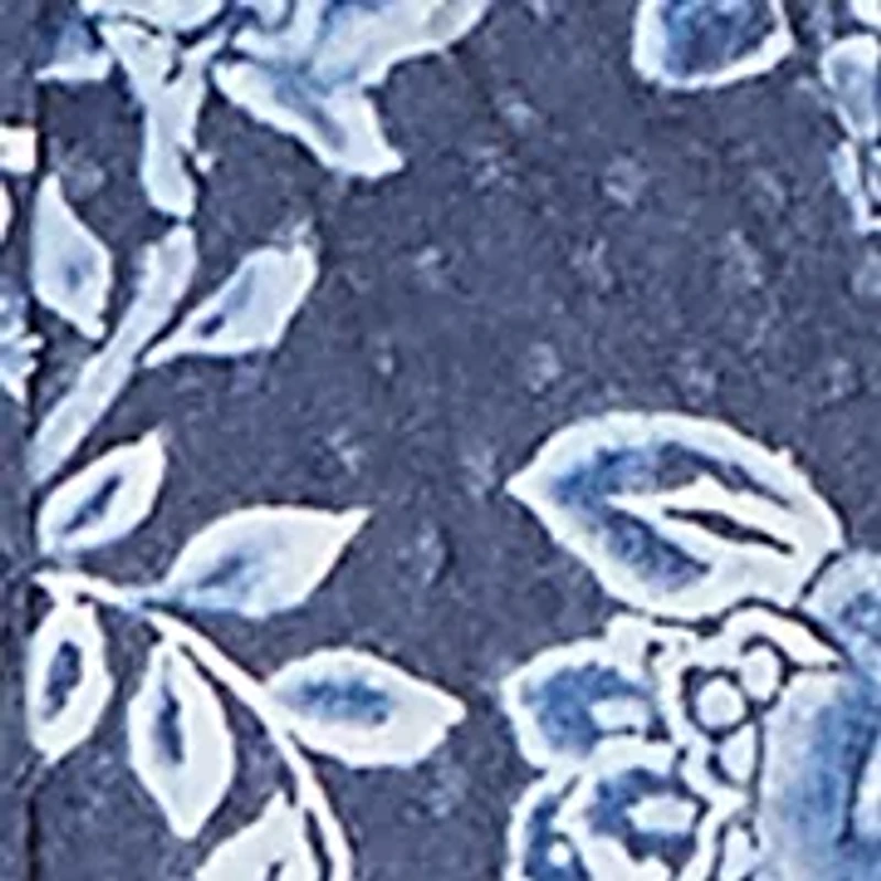 Plus Smocked Floral Clip Dot Top