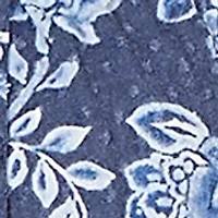 Plus Smocked Floral Clip Dot Top