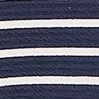 Plus Striped Popover Pocket Top