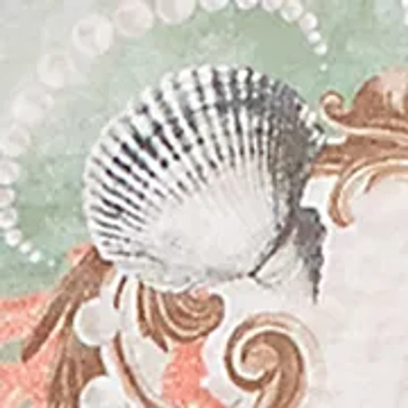 Plus Ocean Motif Burnout Knit Top