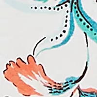 Plus Embellished Oceania Floral Knit Top