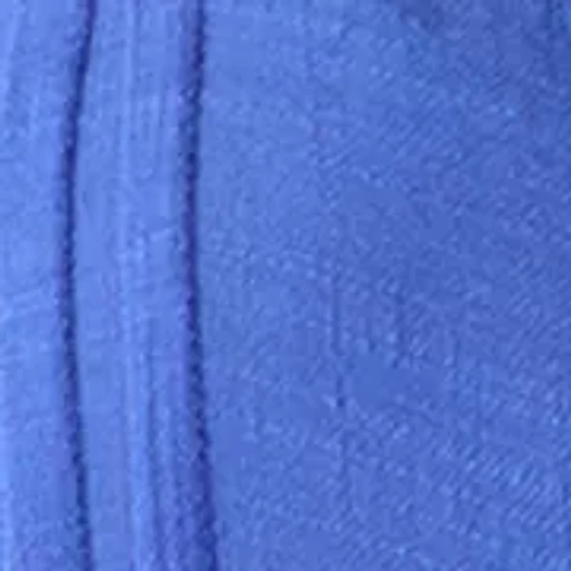 Women's Pleated Silky Slub Button Front Top