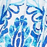 Women's Woodblock Twin Printed Knit Top