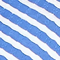 Plus Mitered Scallop Stripe Knit Tunic Top