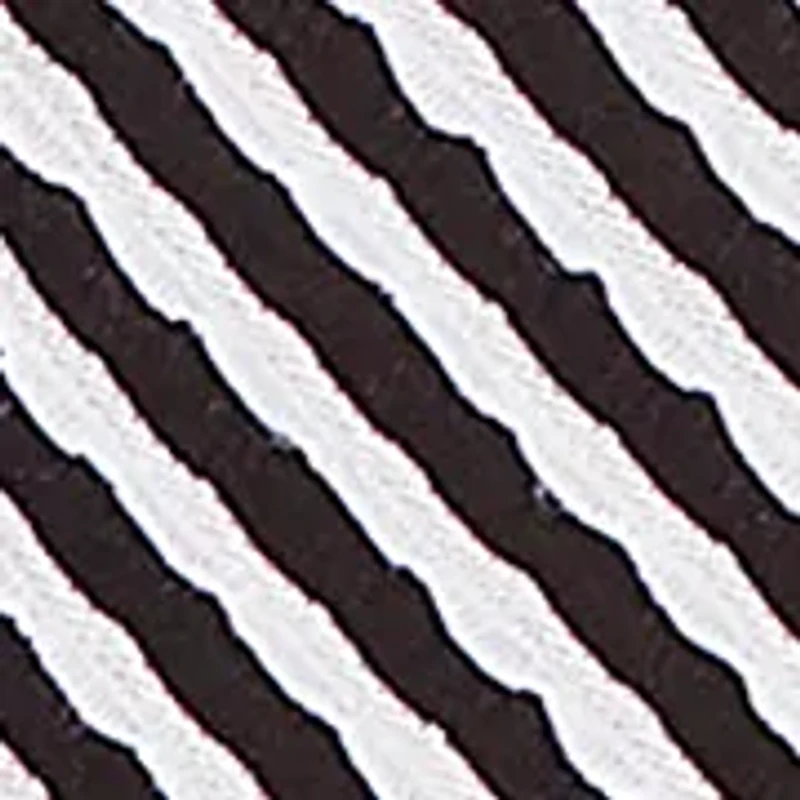 Women's Mitered Scallop Stripe Tunic Top