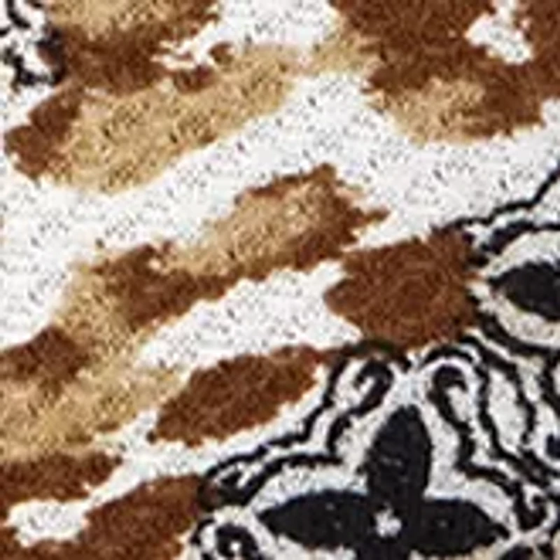 Petite Waffle Knit Cowl Neck Top