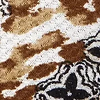 Petite Waffle Knit Cowl Neck Top