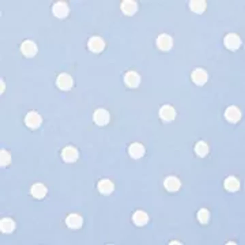 Women's V-Neck Polka Dot Puff Print Knit Top