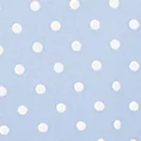 Women's V-Neck Polka Dot Puff Print Knit Top