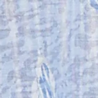 Women's Embellished Layered Floral Slub Knit Top