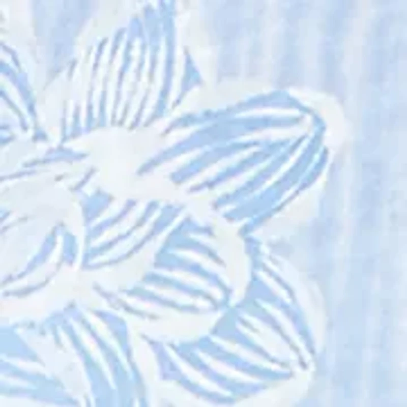 Plus Embellished Layered Floral Slub Knit Top