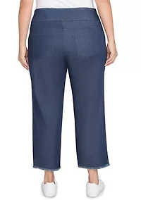 Plus Comfort Stretch Pull On Jeans