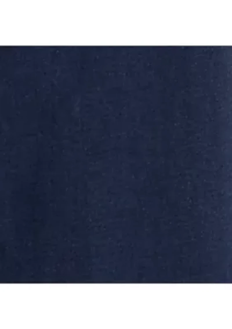 Plus Terry Denim Wide Leg Jeans