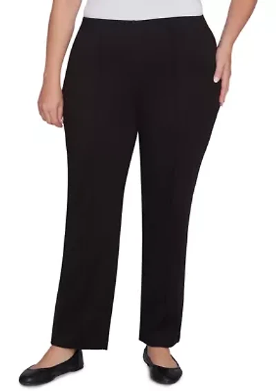 Plus Hollywood Waist Ponte Pants