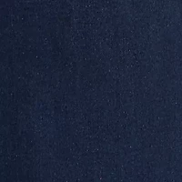 Petite Terry Denim Wide Leg Jeans